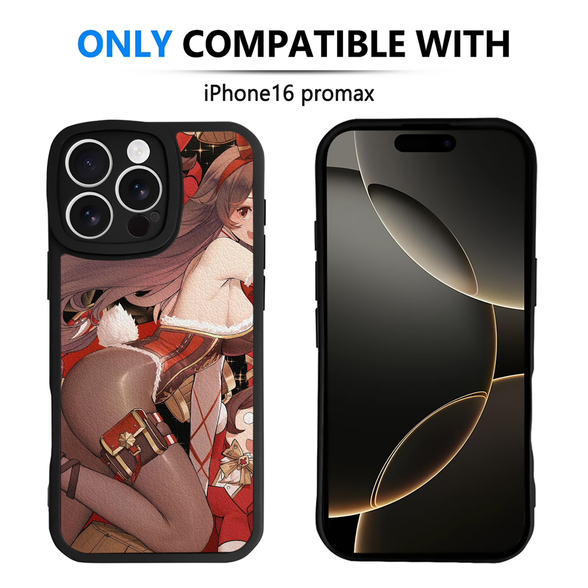 げんし神 genshin 【iPhone 16シリーズ対応】シリコンスマホケース（レザー調） 材質：シリコン